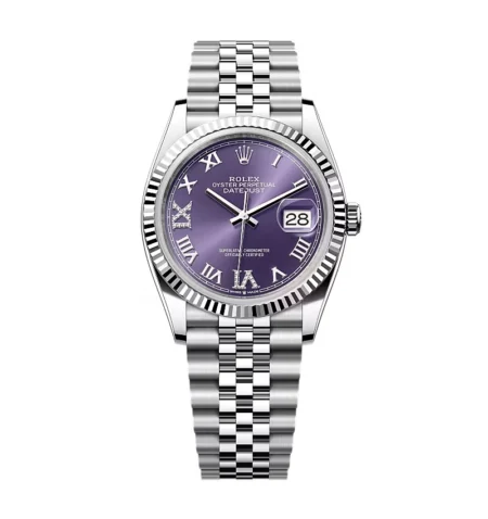 Superclone Rolex Datejust Aubergine Dial 126234-0021 36 mm