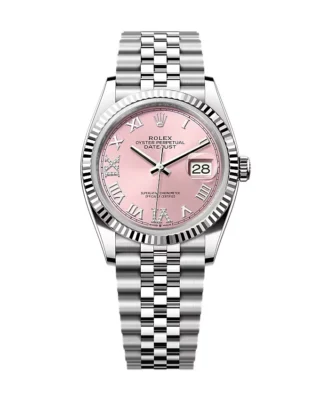Superclone Rolex Datejust Pink Roman Dial 126234-0031 36 mm