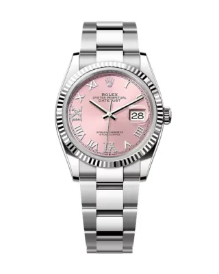 Superclone Rolex Datejust Pink Roman Dial 126234-0032 36 mm