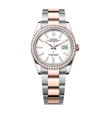 Superclone Rolex Datejust White Dial 126281RBR-0006 36 mm