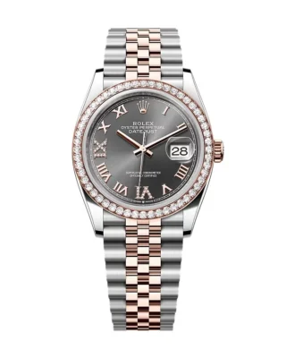 Superclone Rolex Datejust Slate Diamond Dial 126281RBR-0011 36 mm