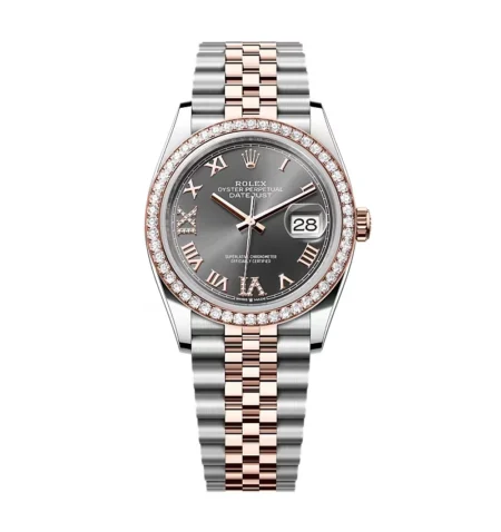 Superclone Rolex Datejust Slate Diamond Dial 126281RBR-0011 36 mm