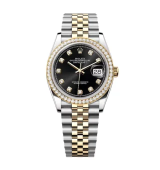 Superclone Rolex Datejust Black Diamond Dial 126283RBR-0007 36 mm