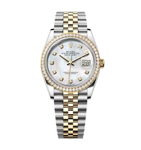 Superclone Rolex Datejust Mother of Pearl Diamond Dial 126283RBR-0009 36 mm