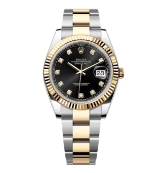 Superclone Rolex Datejust Black Diamond Dial 126333-0005 41 mm