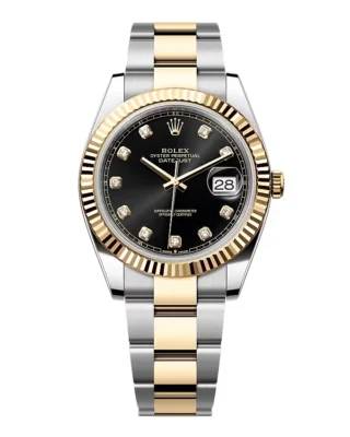 Superclone Rolex Datejust Black Diamond Dial 126333-0005 41 mm