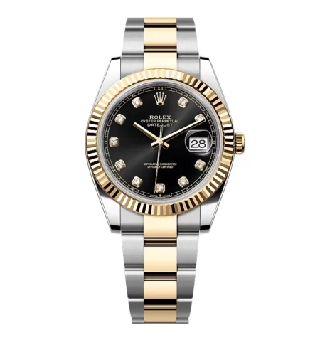 Superclone Rolex Datejust Black Diamond Dial 126333-0005 41 mm