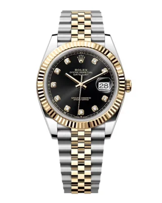 Superclone Rolex Datejust Black Diamond Dial 126333-0006 41 mm