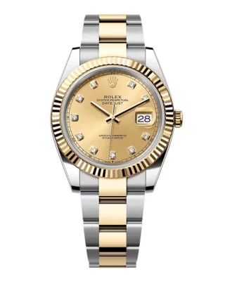 Superclone Rolex Datejust Champagne Diamond Dial 126333-0011 41 mm