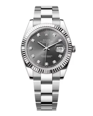 Superclone Rolex Datejust Slate Diamond Dial 126334-0005 41 mm