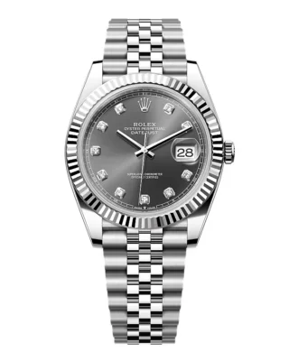 Superclone Rolex Datejust Slate Diamond Dial 126334-0006 41 mm