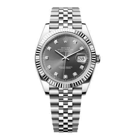 Superclone Rolex Datejust Slate Diamond Dial 126334-0006 41 mm
