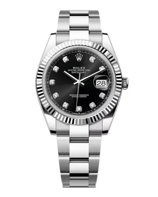 Superclone Rolex Datejust Black Diamond Dial 126334-0011 41 mm