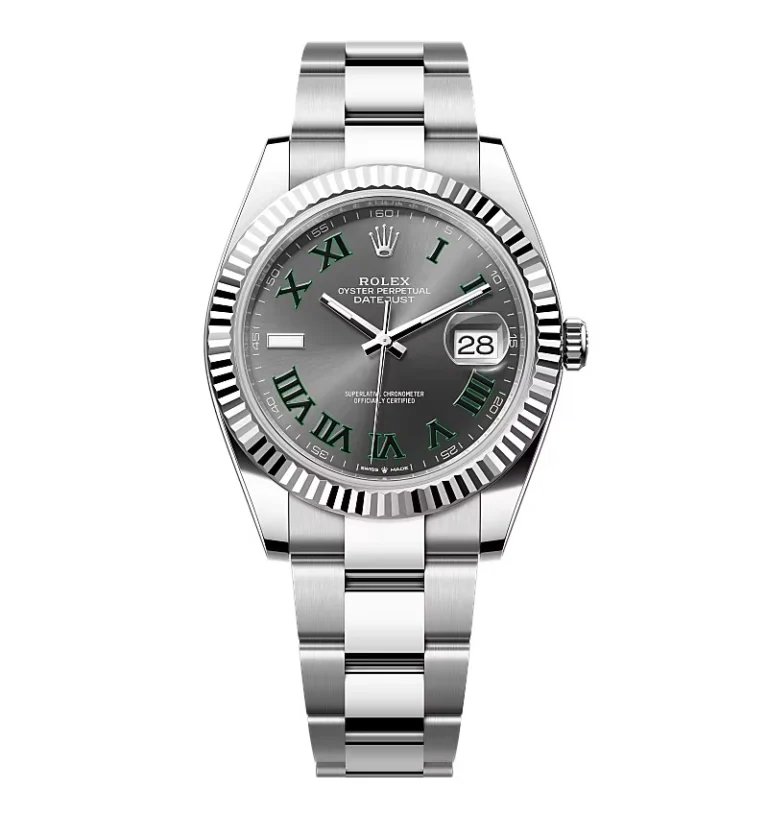 Superclone Rolex Datejust Rhodium Dial 126334 "Wimbledon" Flutted/Oyster 41 mm photo review