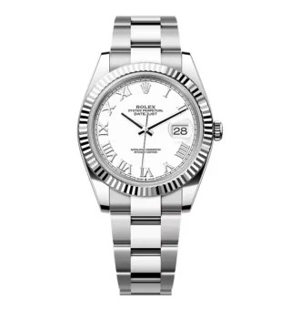 Superclone Rolex Datejust White Roman Dial 126334-0023 41 mm