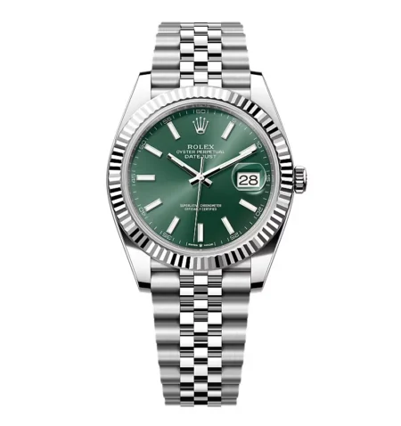 Superclone Rolex Datejust Green Dial 126334 Jubilee 41 mm