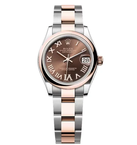 Superclone Rolex Datejust Chocolate Roman Diamond Dial 278241-0003 31 mm