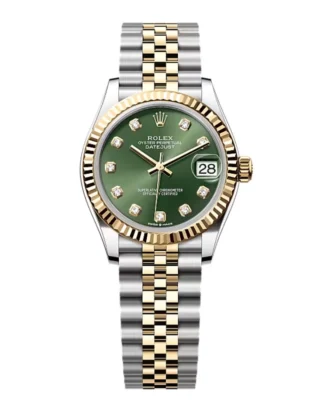 Superclone Rolex Datejust Olive Green Diamond Dial 278273-0030 31 mm
