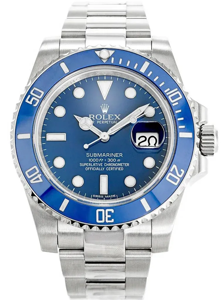 Super Clone Rolex Submariner Smurf Blue Dial Blue Bezel Oyster Bracelet