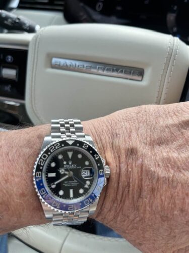 Click to view full screen Superclone Rolex GMT-Master II Black Dial 126710BLNR "Batgirl" photo review