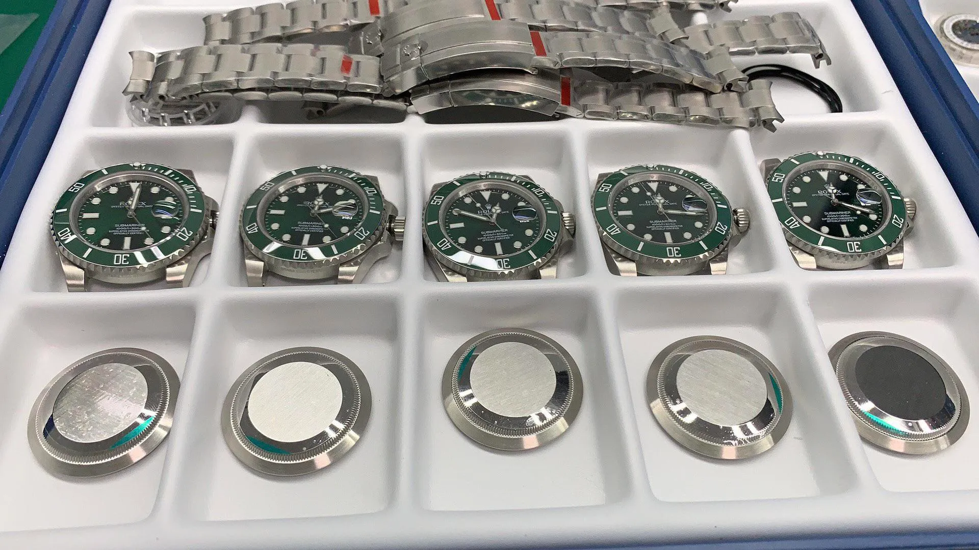 Replica Rolex Parts Cases Bezels and Bracelets