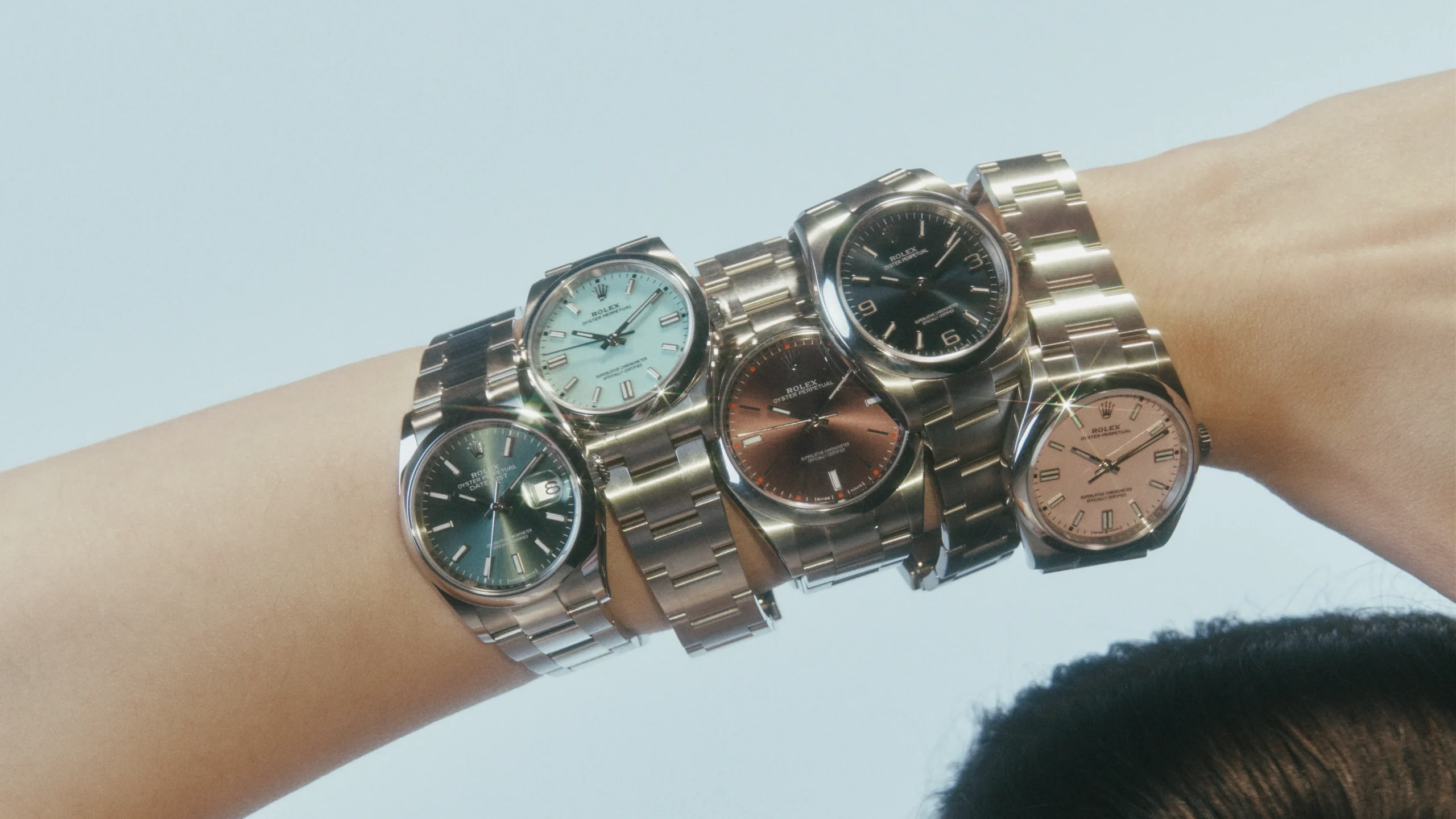 Super Clone Rolex Timepieces Oyster Perpetual on Wrist