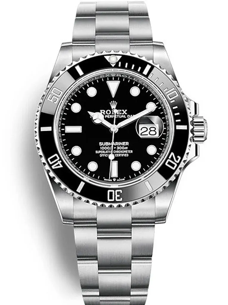 Super Clone Rolex Submariner Black Dial Black Bezel 