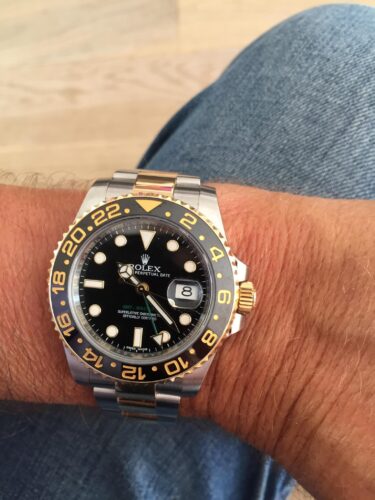 Replica Rolex GMT-Master II Black Dial 116713 photo review