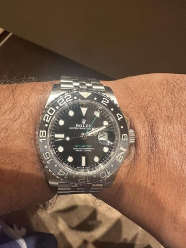 Superclone Rolex GMT-Master II 126710GRNR "Bruce Wayne" Jubilee 2024 photo review