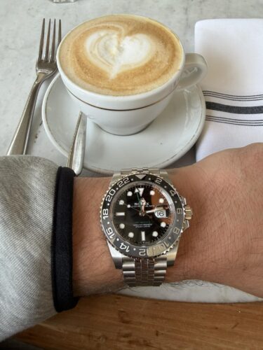 Click to view full screen Superclone Rolex GMT-Master II 126710GRNR "Bruce Wayne" Jubilee 2024 photo review