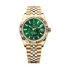 2025 Replica Sky-Dweller 42mm 336938 Yellow Gold Oyster Green Dial