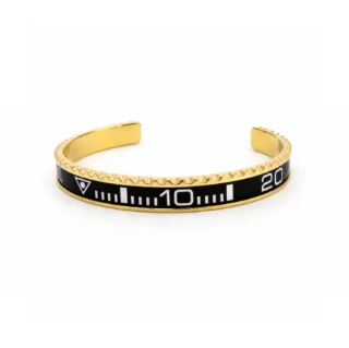 Black Gold Submariner Gold Tone Titanium Steel Bracelet
