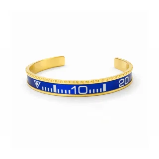 Blue Submariner Gold Tone Titanium Steel Bracelet