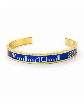 Blue Submariner Gold Tone Titanium Steel Bracelet
