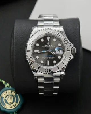 Alternative view of Replica Rolex Yacht-Master Rhodium Dial 126622