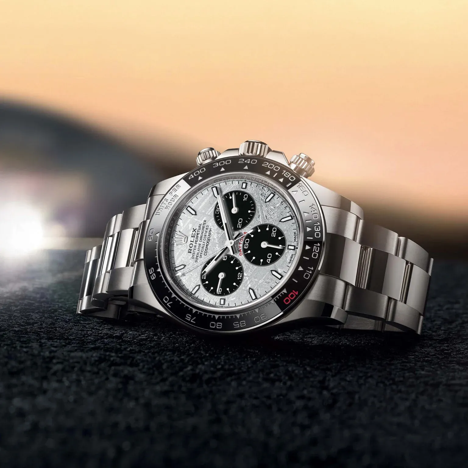 Rolex Daytona LeMans Meteorite Dial on a Oyster Strap