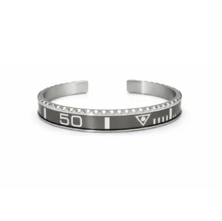 Silver Yacht-Master Rhodium Titanium Steel Bracelet