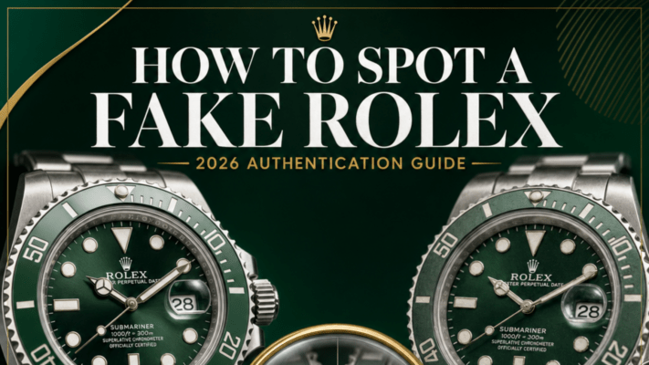 How to Spot a Fake Rolex 2026 – authentication guide featured image with Rolex Submariner comparison