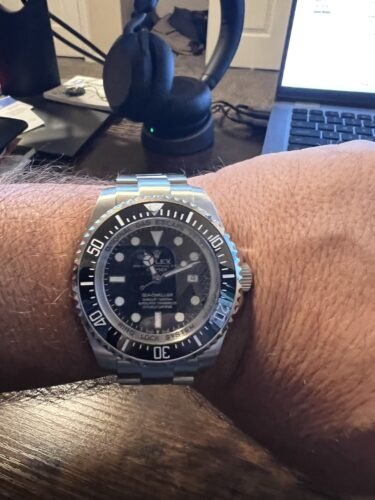 Click to view full screen Rolex Deepsea Black Dial 116660 photo review
