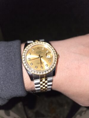 Click to view full screen Rolex Datejust Champagne Dial 116243 36 mm photo review
