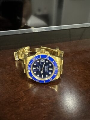 Click to view full screen Rolex Submariner Blue Dial 126618LB photo review