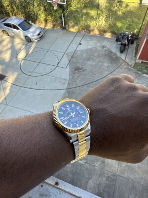 Click to view full screen Superclone Rolex Sky-Dweller Bright black Dial 336933 Oyster photo review