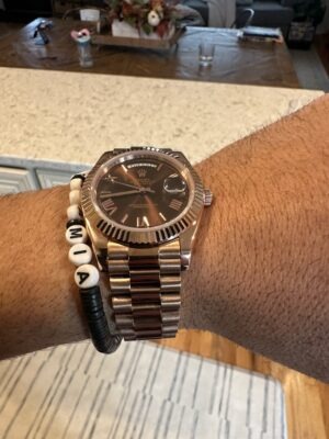 Click to view full screen Rolex Day-Date II Chocolate Dial 218235 40 mm photo review