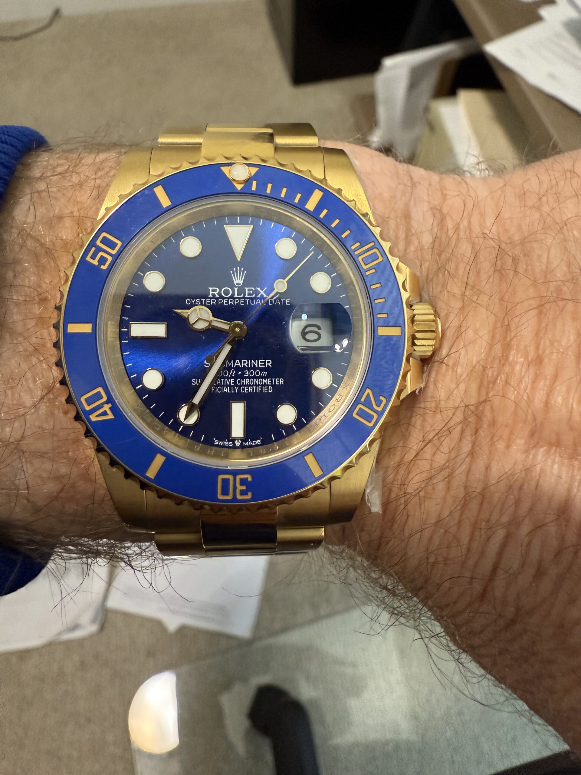 Superclone Rolex Submariner 41mm Blue Dial 126618LB photo review