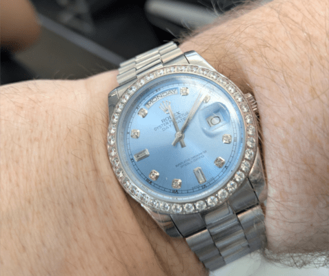 Rolex Day-Date Blue Dial 118346 36 mm photo review