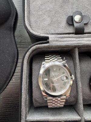 Superclone Rolex Datejust Rhodium Dial 126300 "Wimbledon" Jubilee 41 mm photo review