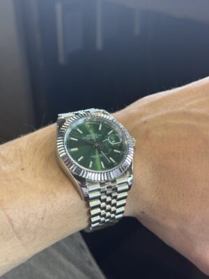 Rolex Datejust Green Dial 126334 Jubilee 41 mm photo review