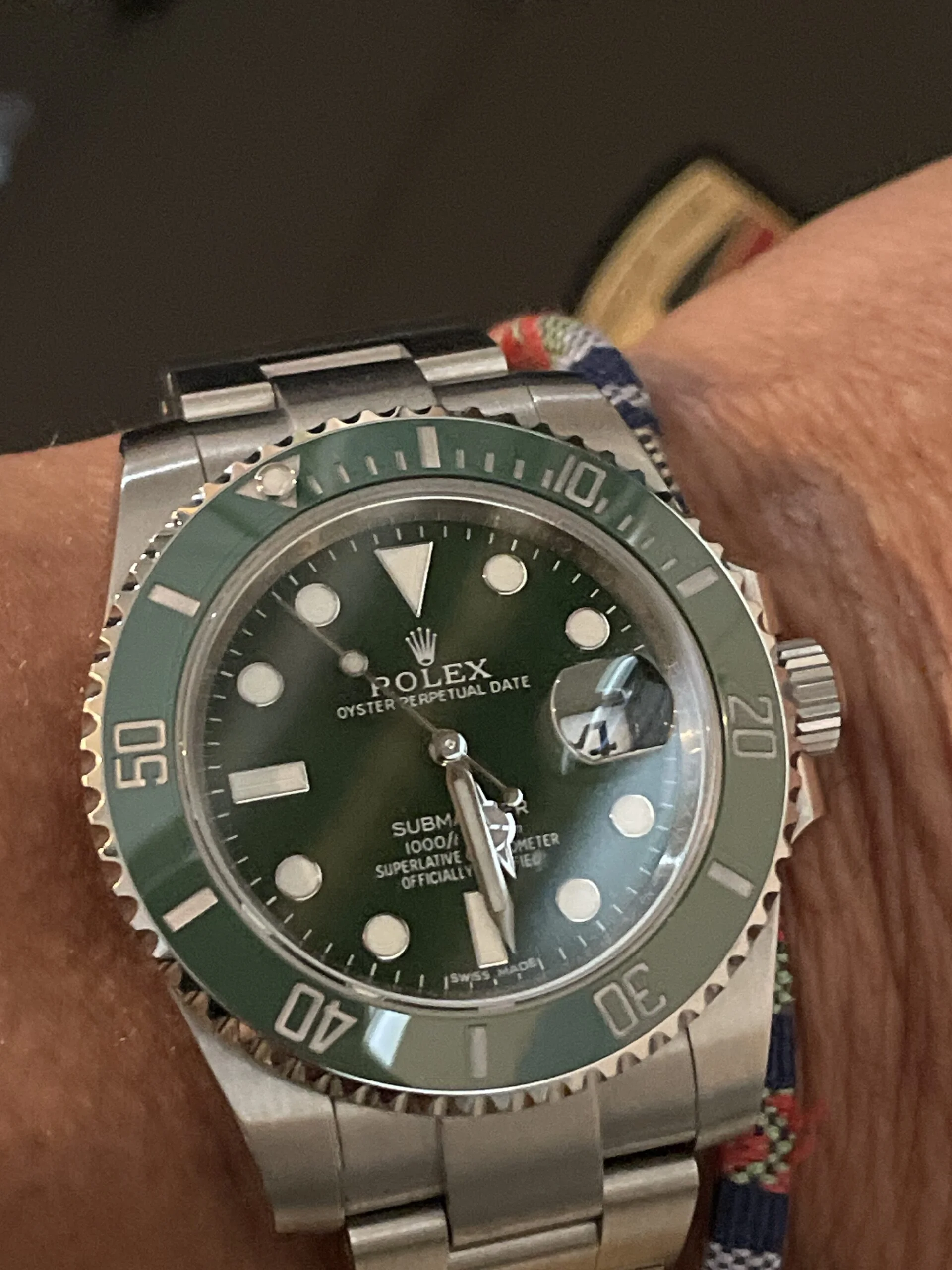 Superclone Rolex Submariner 40mm Green Dial 116610LV "Hulk" photo review