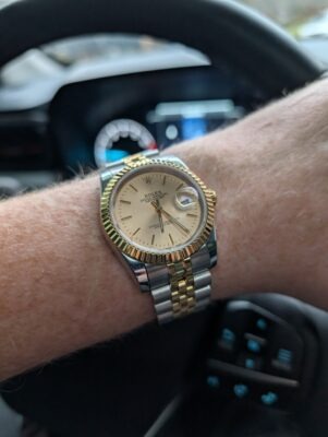 Rolex Datejust Champagne Dial 16013 36 mm photo review