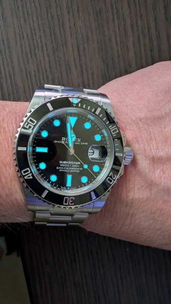 Click to view full screen Superclone Rolex Submariner 41mm Black Dial 126610LN photo review